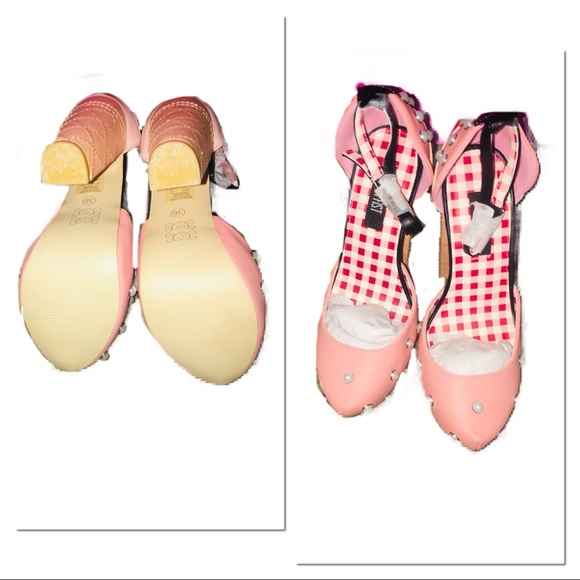 •HP•LAST 1•IRON FIST|NIB|Peaches & Cream Heels • - Picture 4 of 8